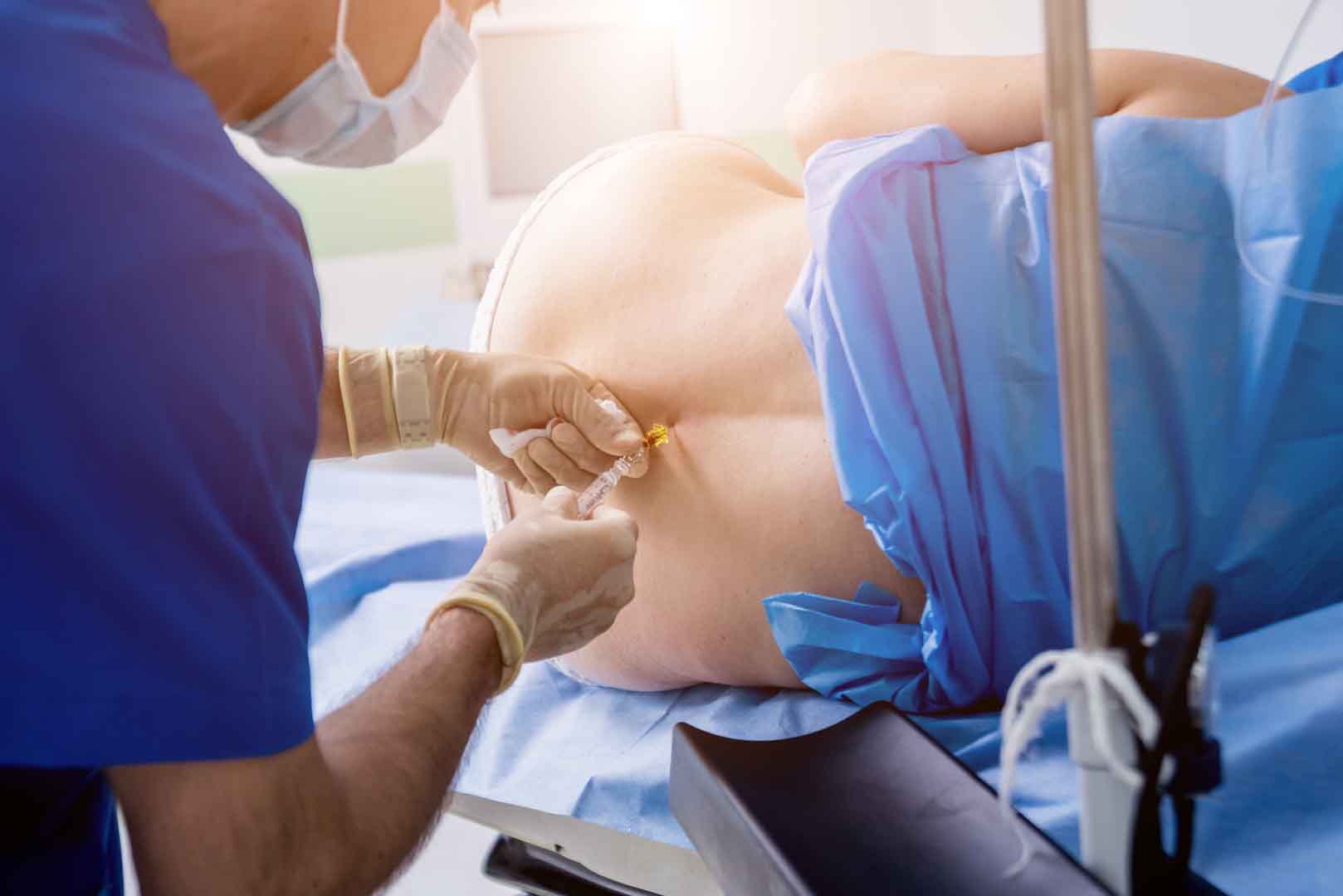 Image of a patient getting nerve pain relief treatments