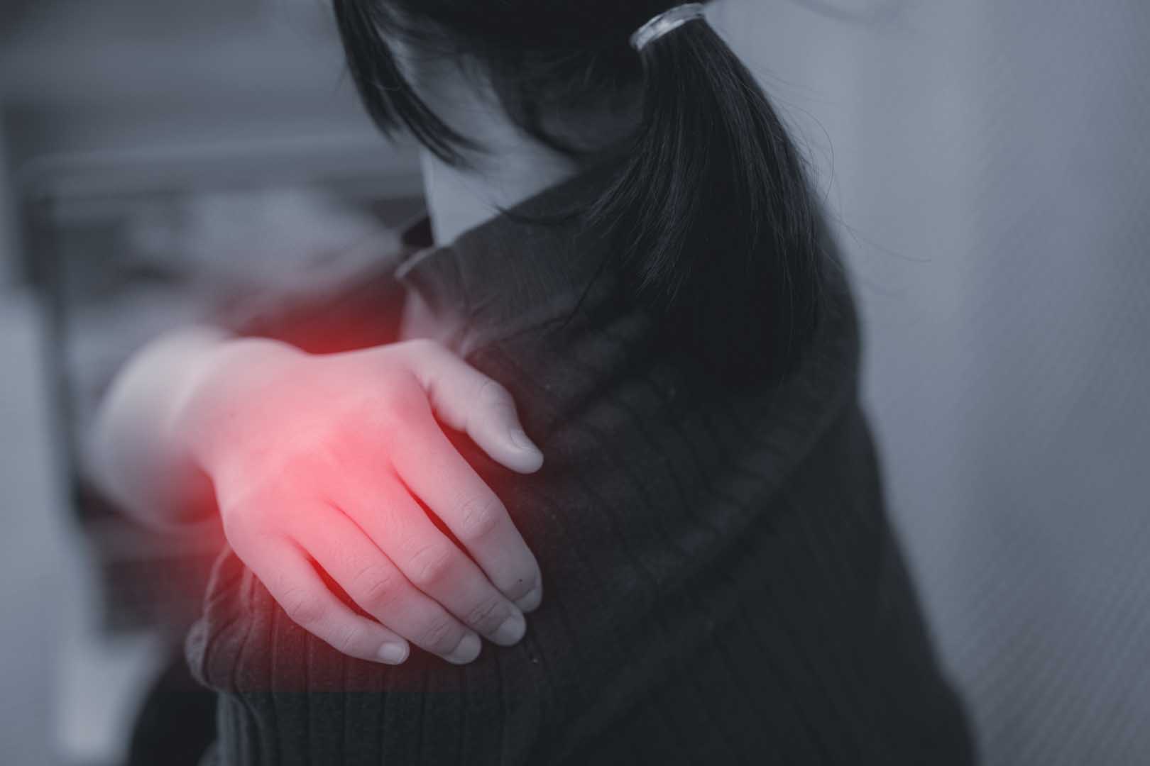 Image of a patient getting nerve pain relief treatments